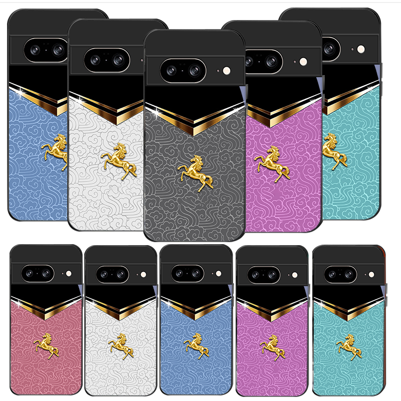 Google Pixel 9 Pro - Coque de téléphone en verre noir