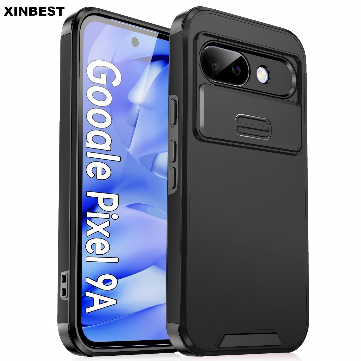 Google Pixel 9 Pro - Coque de protection antichoc militaire avec