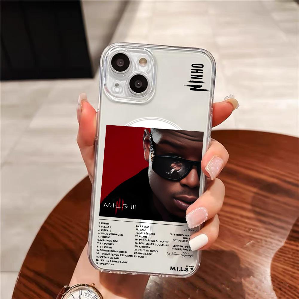 Apple Iphone 15 - Coque de téléphone Rapper N-Ninho pour