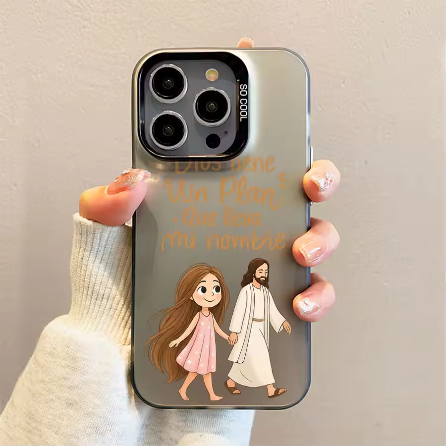 Apple Iphone 15 - Coque de téléphone mate « Fille