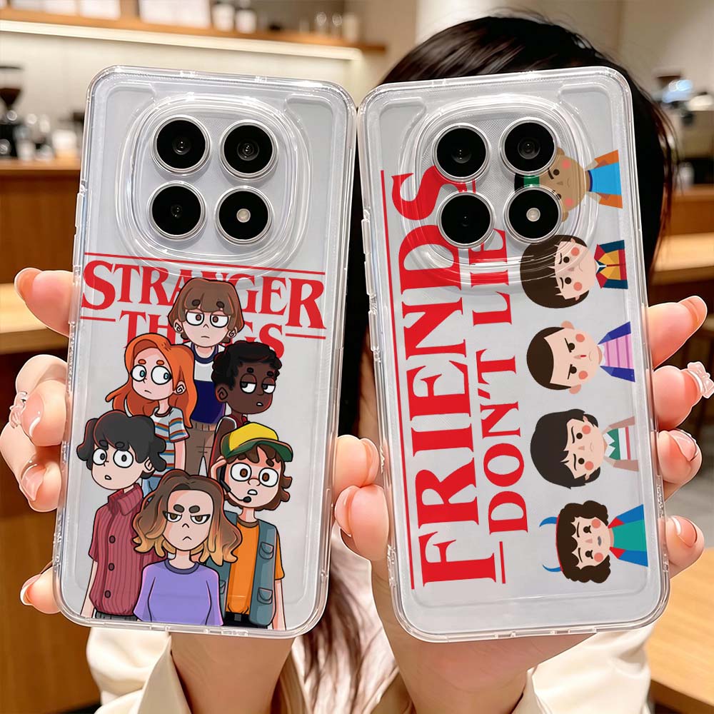 Xiaomi Redmi Note 13 - Coque de téléphone transparente protectrice avec