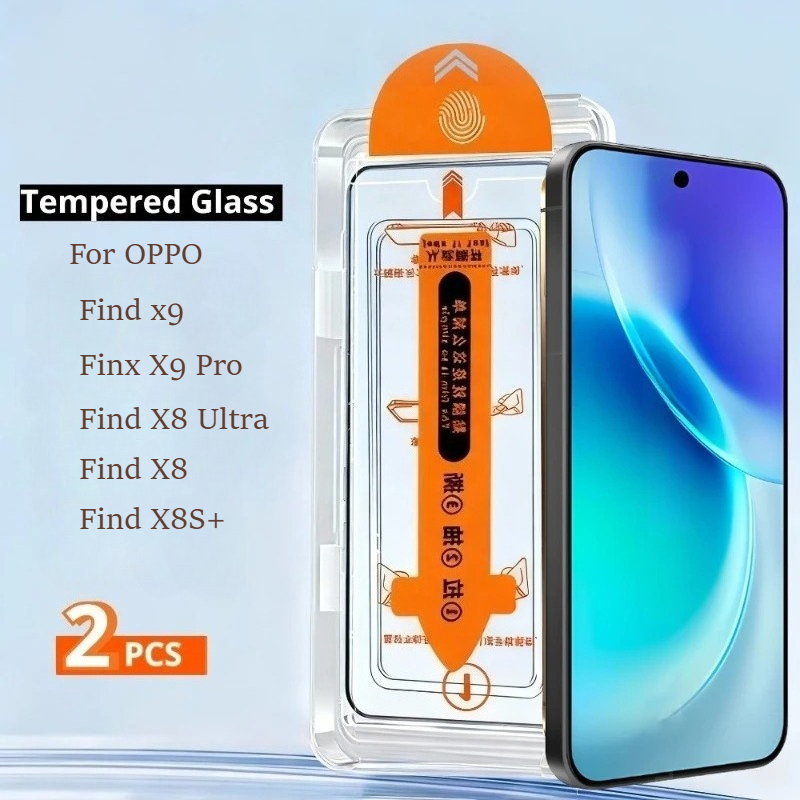 Oppo Find X8 - Protecteurs d'écran en verre trempé, installation