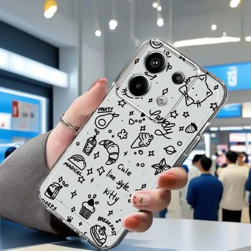 Xiaomi Redmi Note 13 - Coque de téléphone avec illustration de